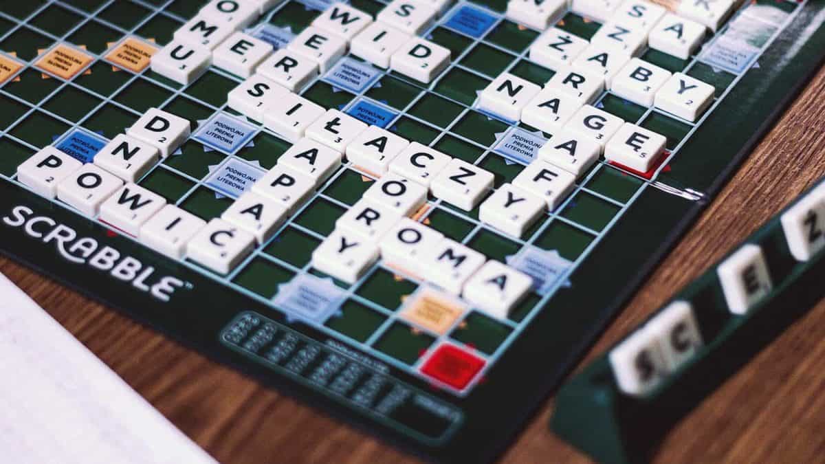 Image of Scrabble board game