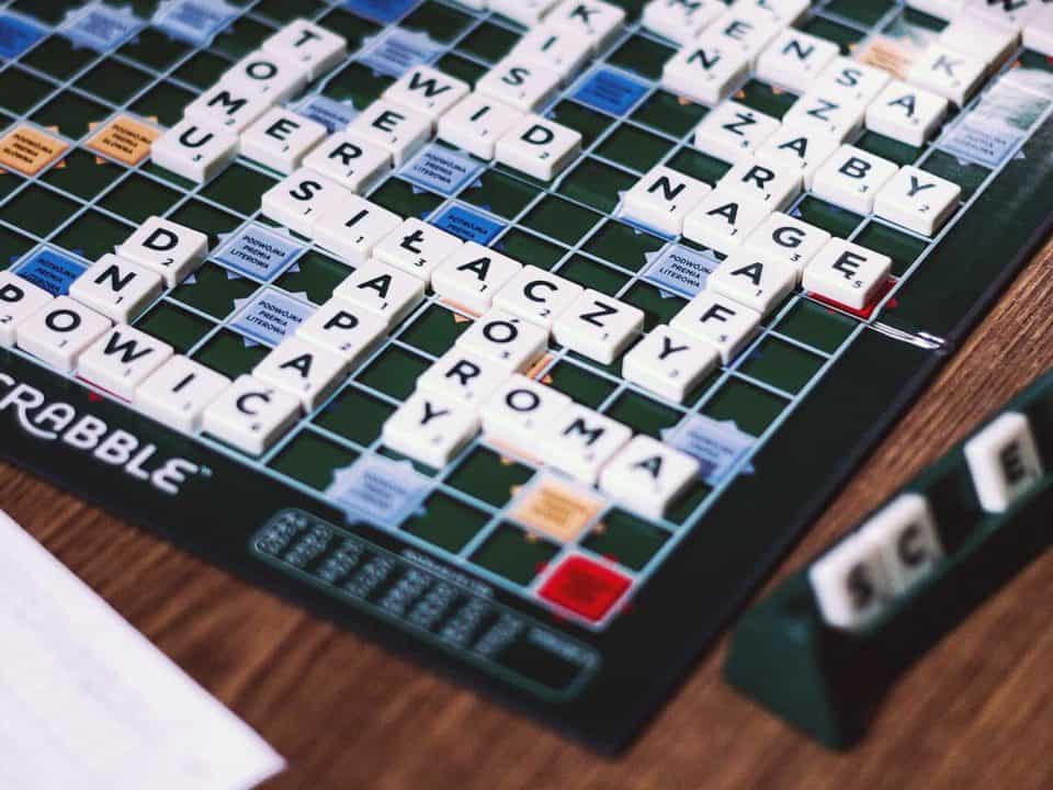 Image of Scrabble board game
