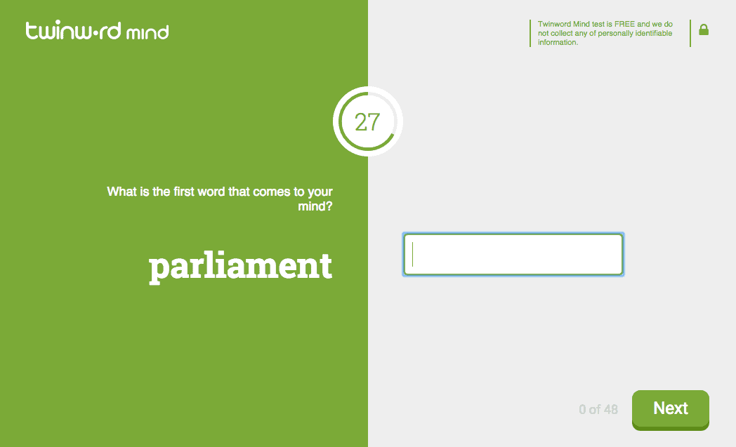 Free Association Test - Twinword Mind