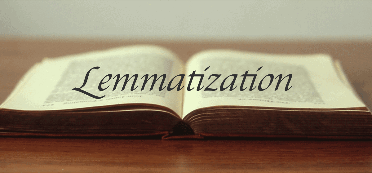 Lemmatization caption