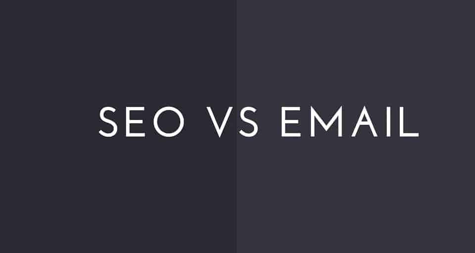 SEO vs Email caption