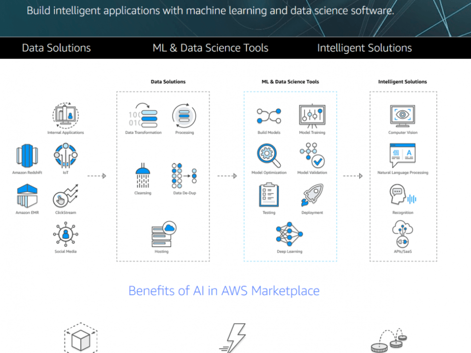 AWS Marketplace ML and AI page