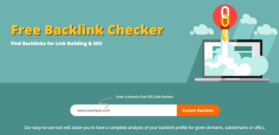 SEO backlink checker