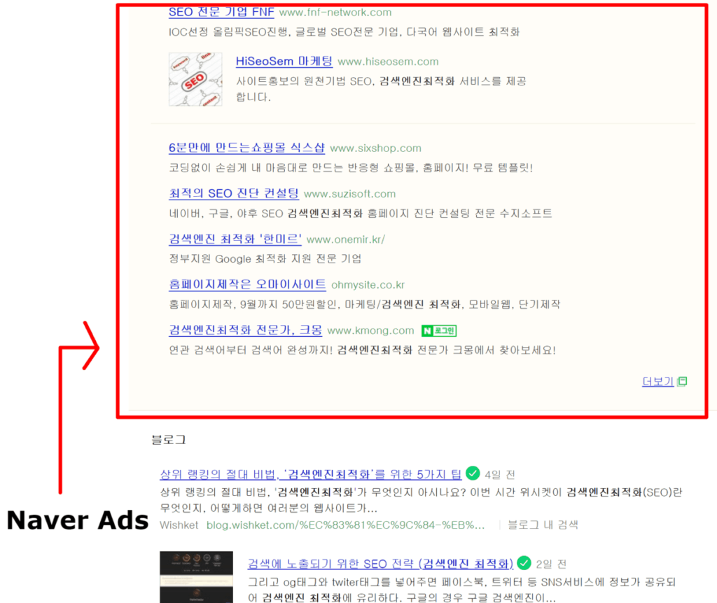 How to identify ads: NAVER Ads