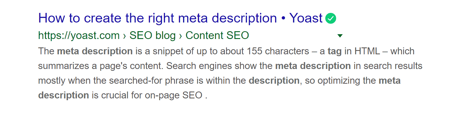 longer meta description