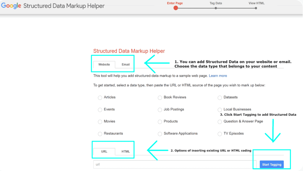 structured data markup helper tool