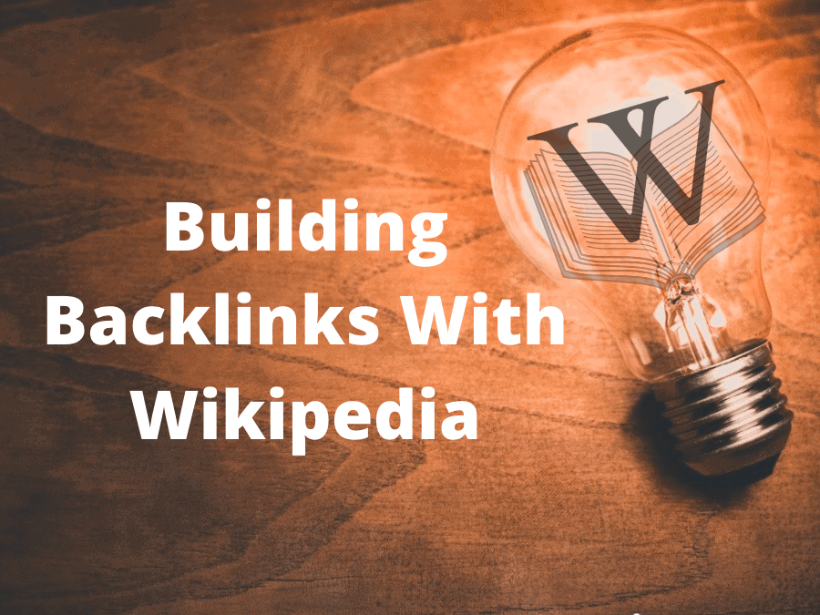 Wikipedia backlink building featured image