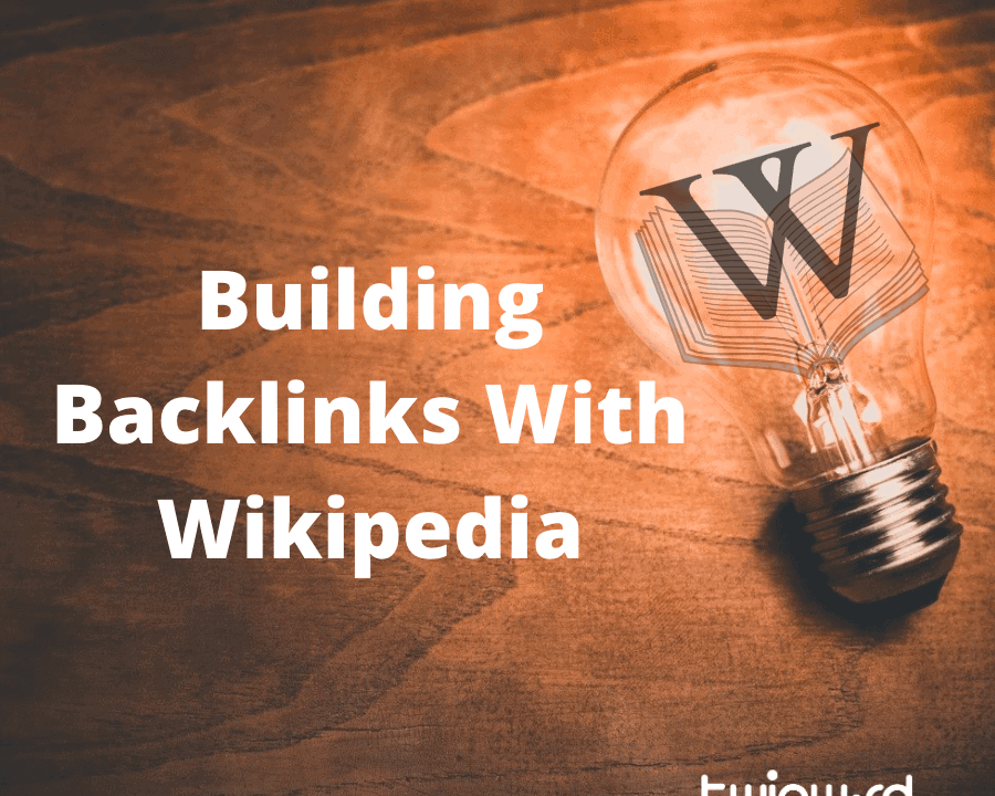 Wikipedia backlink building featured image