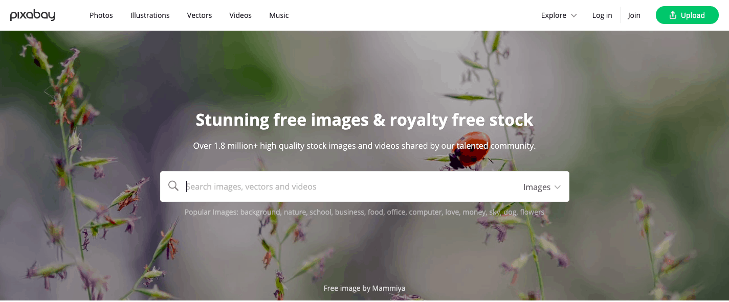 Website of Pixabay