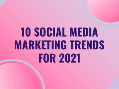 Featured image of Twinword's blog post on n10 social media marketing trends for 2021