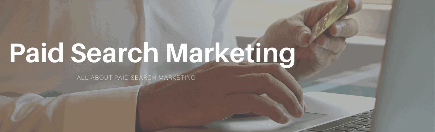 All about paid search marketing banner.